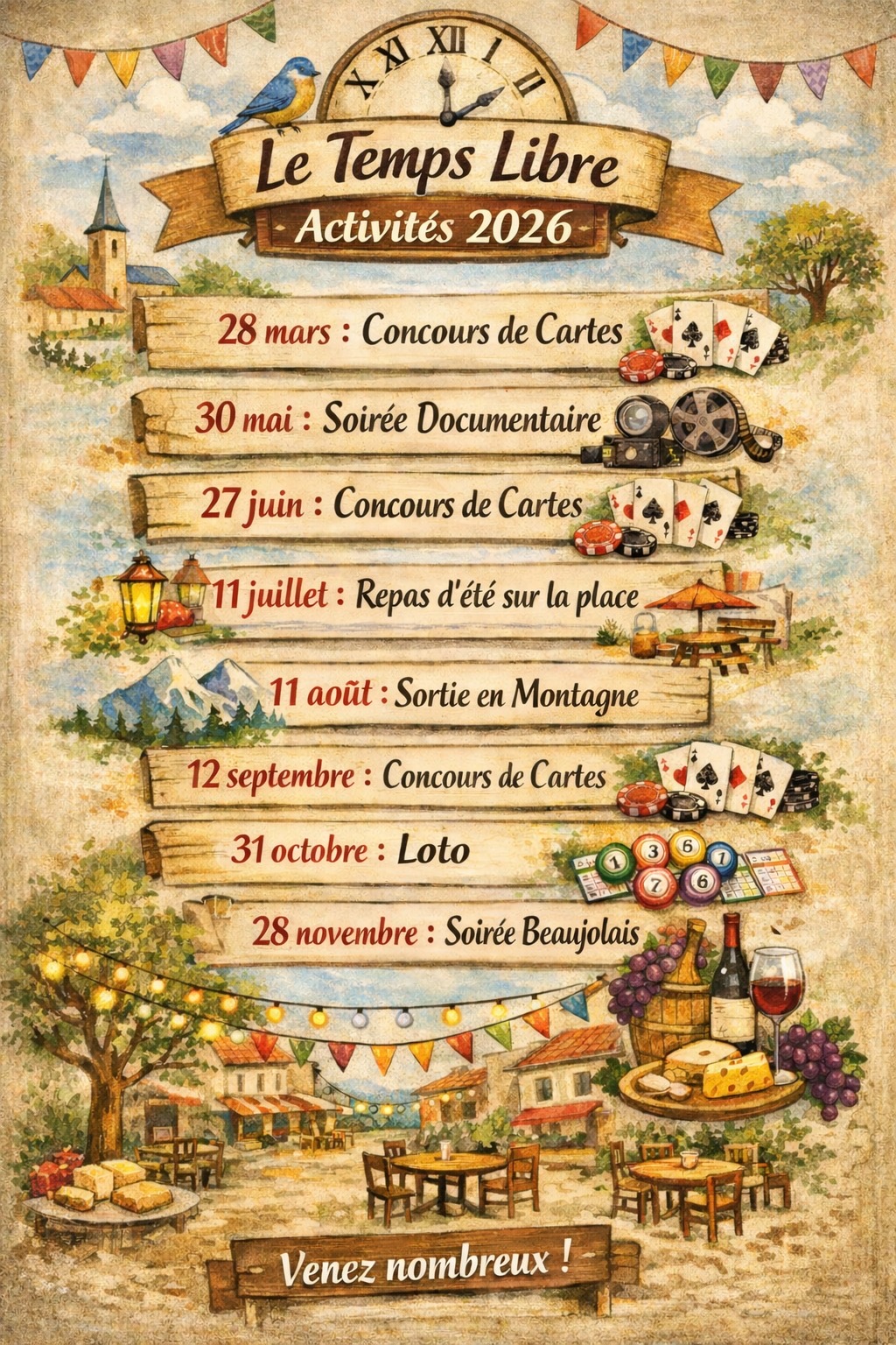 Le temps libre