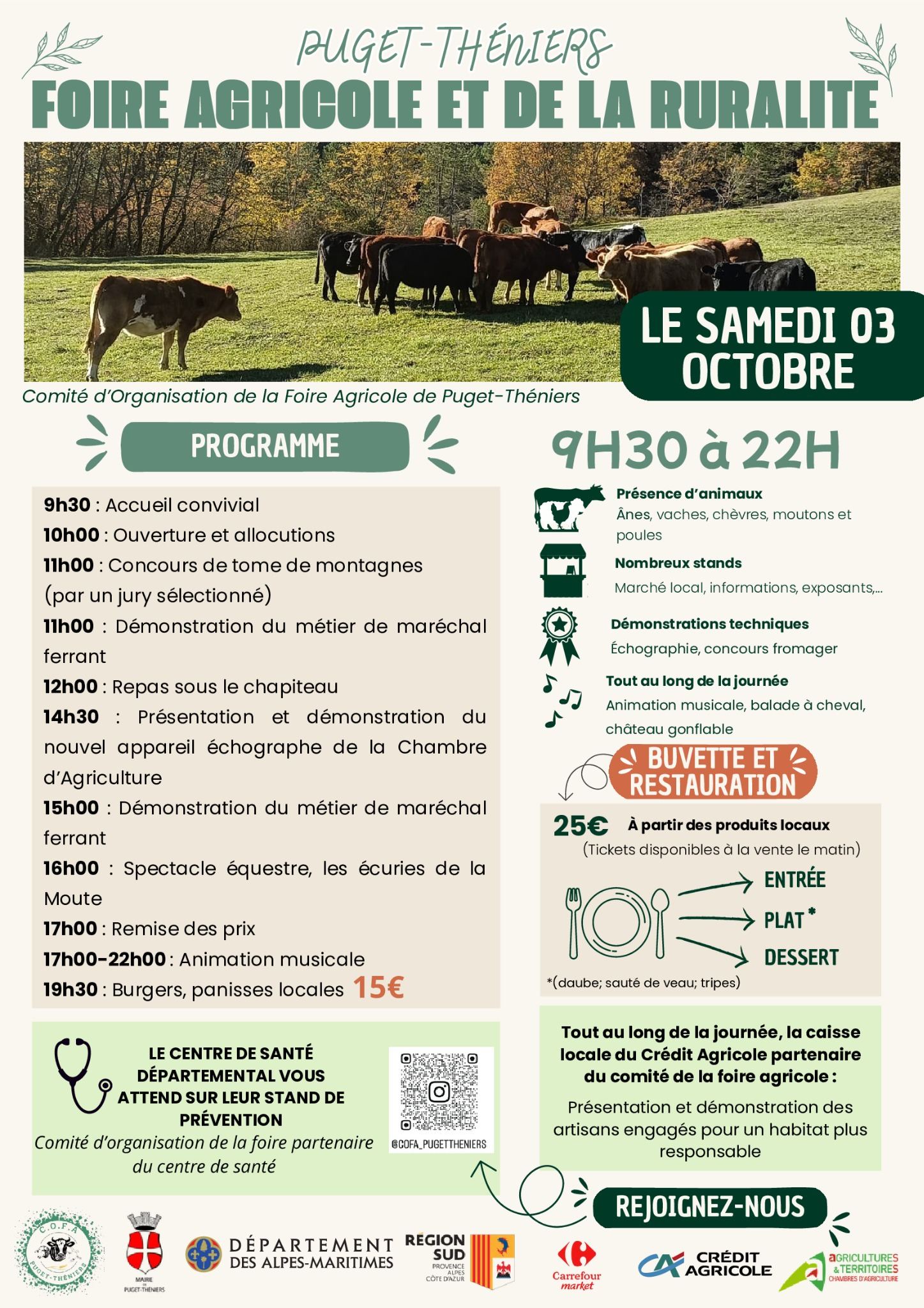 Foire agricole à Entrevaux & Puget-Théniers