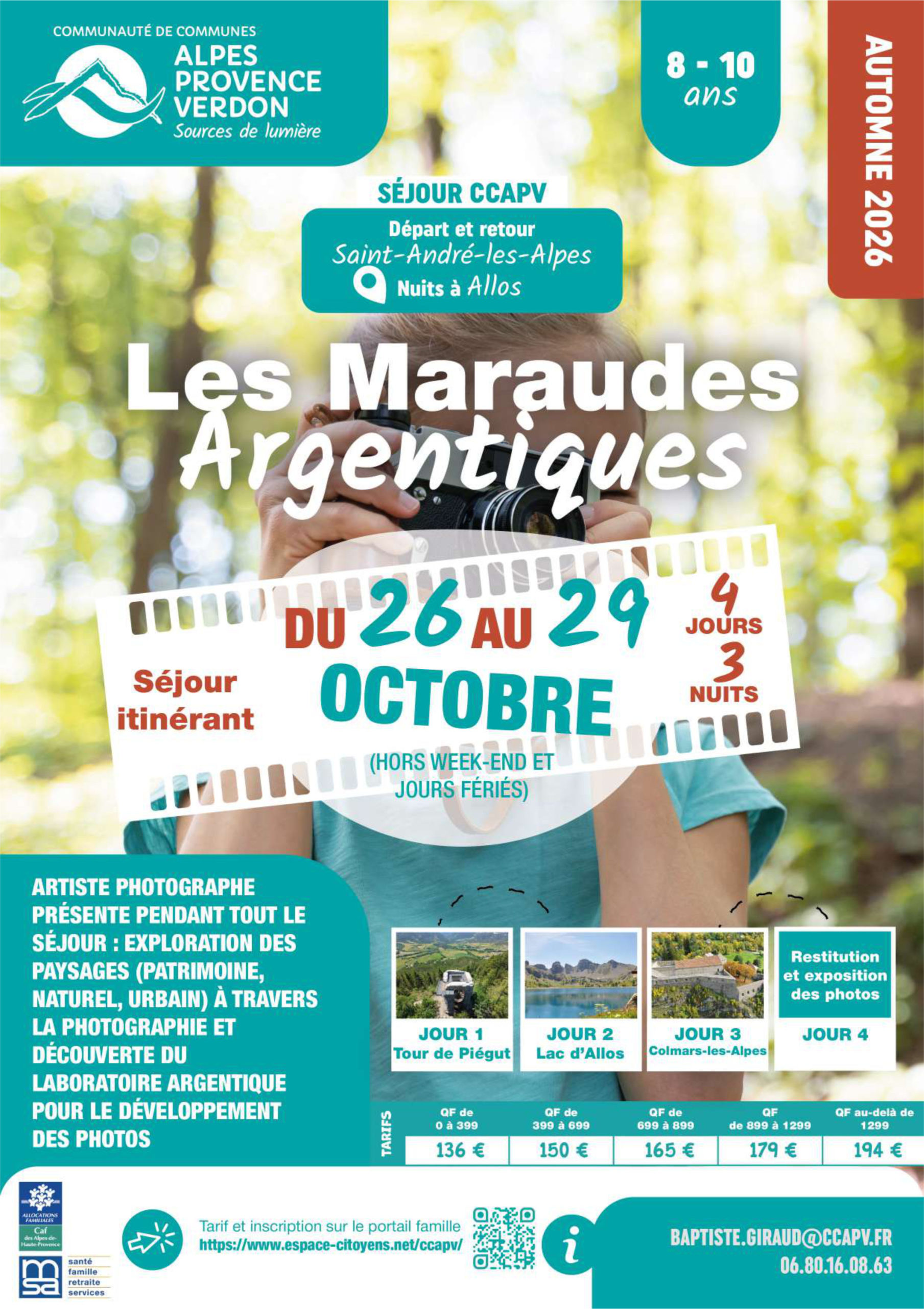 Offre extrascolaire automne 2026