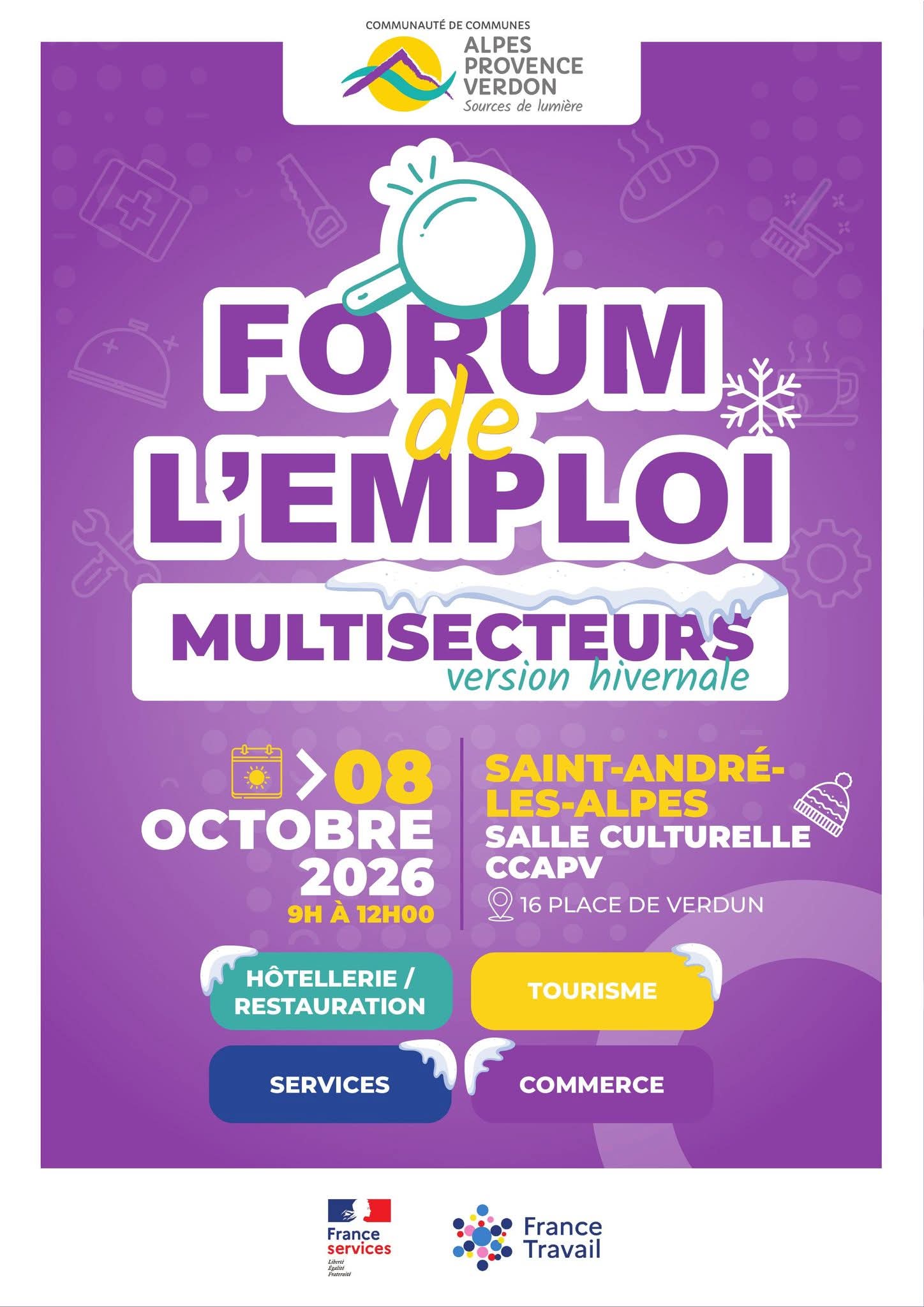 Forum de l’emploi à Saint André