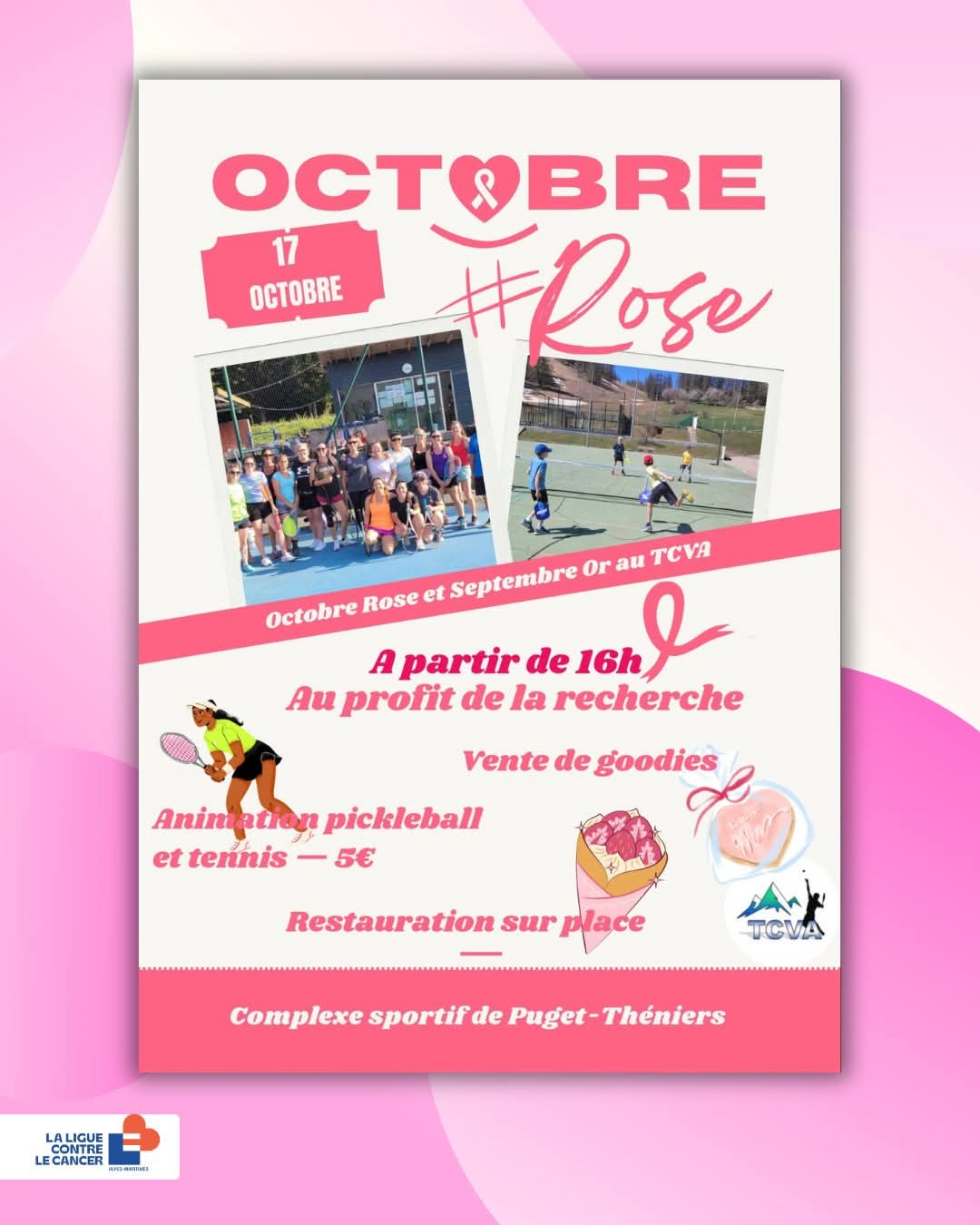 OCTOBRE ROSE AU TCVA